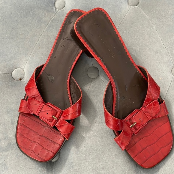 Liz Claiborne Sandals w/ Buckle ~ 8.5M - Picture 1 of 6